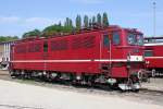 Die 211 001-3 im DB Museum Halle (Saale) am 02,07,10