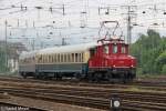 Die E69 03 in Koblenz L�tzel am 09.06.2013
