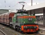 Drehsstrom-Ellok RBH 012 (Henschel E 1200) in Duisburg Hbf am 07.05.2010