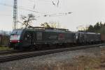 ES 64 F4-023 + ES 64 F4-035, aufgenommen am 16.01.14, in A�ling.