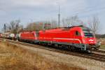 541 107-3 + 541 014-1, aufgenommen am 18.03.2014, in A�ling.