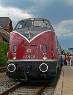 V200 033 nachdem umsetzen in Rheinbach am 06.06.2010