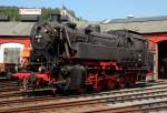 82 008 (Fabr.-Nr 2884 / Krupp / Bj.1951) beim Lokschuppenfest in Siegen am 17.08.2013