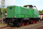 Die V65 (MaK 600D) der Brohltalbahn in Koblenz L�tzel am 08.06.2013