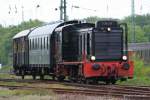 Die V36 406 aus Frankfurt am Main lies am 13.05.2010 kr�ftig den Schiffsdiesel in -Kranichstein spielen.