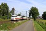 Der ICE1 401 087-2 in Brokstedt am 19.07.2013