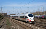 406 051-3 Amsterdam als ICE 125 (Amsterdam Centraal - Frankfurt(Main)Hbf) am 25.03.2017 in Düsseldorf-Rath.
