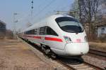 Ein ICE-T der BR415 auf Leerfahrt am Morgen des 21.03.2012 in Bonn Oberkassel 