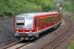 Der 928 670 als RB 47 richtung Solingen in Wuppertal Rauenthal am 08,07,11