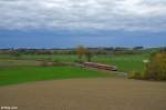 628 423-6  Stadt Straubing  und ein weiterer 628 als RB 27037 am 27.10.2013 bei Rattenkirchen.