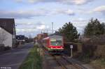 928 501-6 als RB 11654 (Euskirchen - Bad Münstereifel) am 03.03.2014 bei Stotzheim.