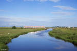 628 512-5  Kampen  als RE-G 1412 (Bredstedt - Westerland(Sylt) am 05.07.2017 in der Soholmer Au.
