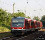 Als n�chstes kam dann der 628 468 mit einer weiteren Einheit am 12.07.2010 durch Manz Bischofsheim geheizt.
