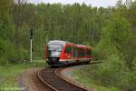 Der 642 232 in Aue (Sachs) am 10.05.2013