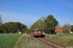 798 610-1 als PEG 79743 nach Pritzwalk am 29.10.2012 in Gro� Langenwisch.