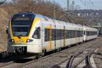 Der Eurobahn ET 6.01 (428 125-9) in Wuppertal Vohwinkel am 03,03,10