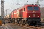 DE13 der HGK bei der Einfahrt in den Gbf Gremberg am 01.03.2011
