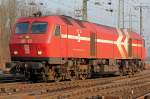DE13 der HGK verl�sst Lz den Gbf Gremberg am 01.03.2011 rtg Bergisch-Gladbach