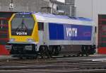 Ein seltener Gast im BW der HGK in Br�hl Vochem , eine Voith Maxima !! Aufgenommen am 29.12.09 von der Kurf�rstenstrasse (�ffentl.