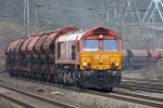 Die DE 670 in K�ln West am 21,01,10