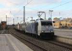 185 662 durchf�hrt mit einem Containerzug am 30.