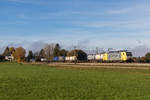 189 902 mit einem Containerzug aus M�nchen kommend am 1.