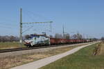 193 773  150 Jahre Brennerbahn  konnten wir mit dem gemischten G�terzug, dank eines Haltes in �bersee, nochmals am 27.