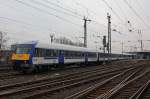 Der HKX1800 geschoben von 183 534 / ES 64 U2-034 in K�ln Messe/Deutz am 23.03.2013