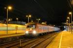 NX-Ersatzpark mit der schiebenden 182 534-8 als RB 24452 (Wuppertal-Oberbarmen - Köln Hbf) am 27.01.2016 in Wuppertal-Oberbarmen.