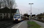 NX-Ersatzpark mit der schiebenden 182 517-3  Fitzgerald  als RB 27855 (Wuppertal-Oberbarmen - Bonn Hbf) am 28.01.2016 in Wuppertal-Barmen.