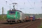 Die SNCF/FRET 437015 in Koblenz L�tzel am 08,05,11