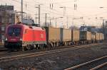 1016 019-0 der �BB mit dem Wenzel in K�ln West am 15.03.2011