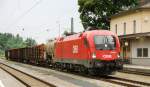 1016 035-6, aufgenommen am 11.06.11 bei der Durchfahrt durch A�ling.