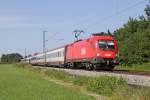 Die 1016 013 in Raubling am 05,08,12 