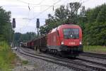 Die 1116 257-5 in A�ling (Oberbay) am 29,07,11