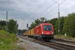 Die 1116 112-2 in A�ling (Oberbay) am 29,07,11