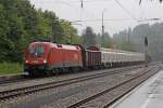Die 1116 092-6 in A�ling (Oberbay) am 30,07,11 
