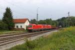 Die 1116 140-3 und 1116 169-2 in A�ling (Oberbay) am 30,07,11 