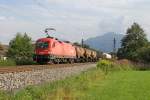 Die 1116 085 in Raubling am 03,08,12 