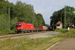 Die 1116 164 in A�ling (Oberbay) am 05,08,12