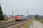 1116 192-6 mit dem OIC 862 von Wien nach Landeck-Zams am 03.04.2013 bei Baierbach.
