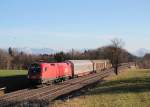 1116 194-2 mit einem gemischten G�terzug am 7.