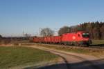 1116 088-6 mit einem kurzen G�terzug auf dem Weg nach Salzburg.