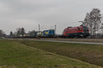 1116 154-6 mit dem  Walter -Zug am 12.