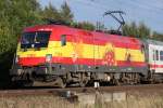 Der Spanien Taurus 1116 232-8 mit dem IC 2082 K�nigsee bei der Durchfahrt durch Maschen, am 04,09,09
