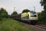 1216 930 mit einem G�terzug am 27.07.2010 in Hannover Limmer.