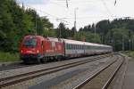 Die 1216 016 in A�ling (Oberbay) am 29,07,11