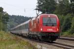 Die 1216 013 in A�ling (Oberbay) am 30,07,11 