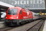 Die 1216 013 in M�nchen Hbf am 01,08,11