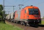 1216 902 der RTS mit Getreidezug in Porz Wahn am 14.05.2012